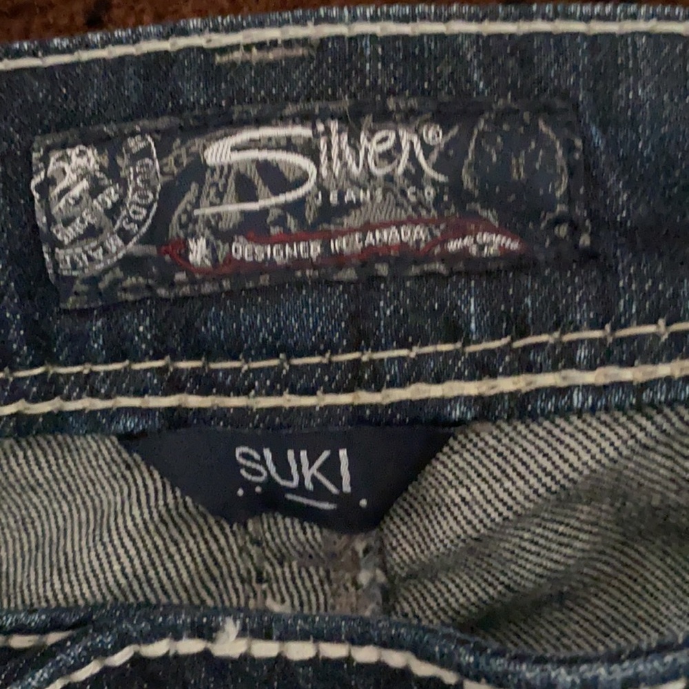 Silver Jeans Women's Classic Blue Straight Leg Jeans - Picture 2 of 4